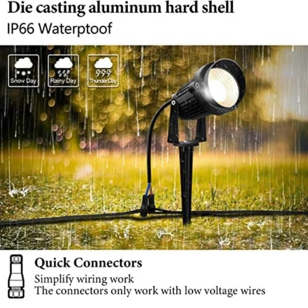 10W Low Voltage Landscape Lights LED（8packs）